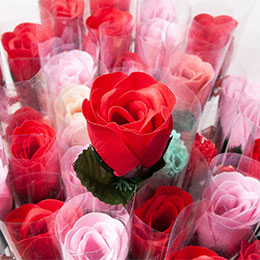 1本バラのソープフラワー