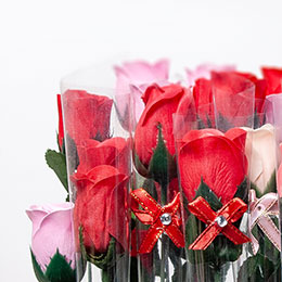 1本バラのソープフラワー2