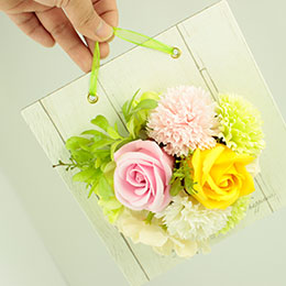 ソープフラワーのギフトバック